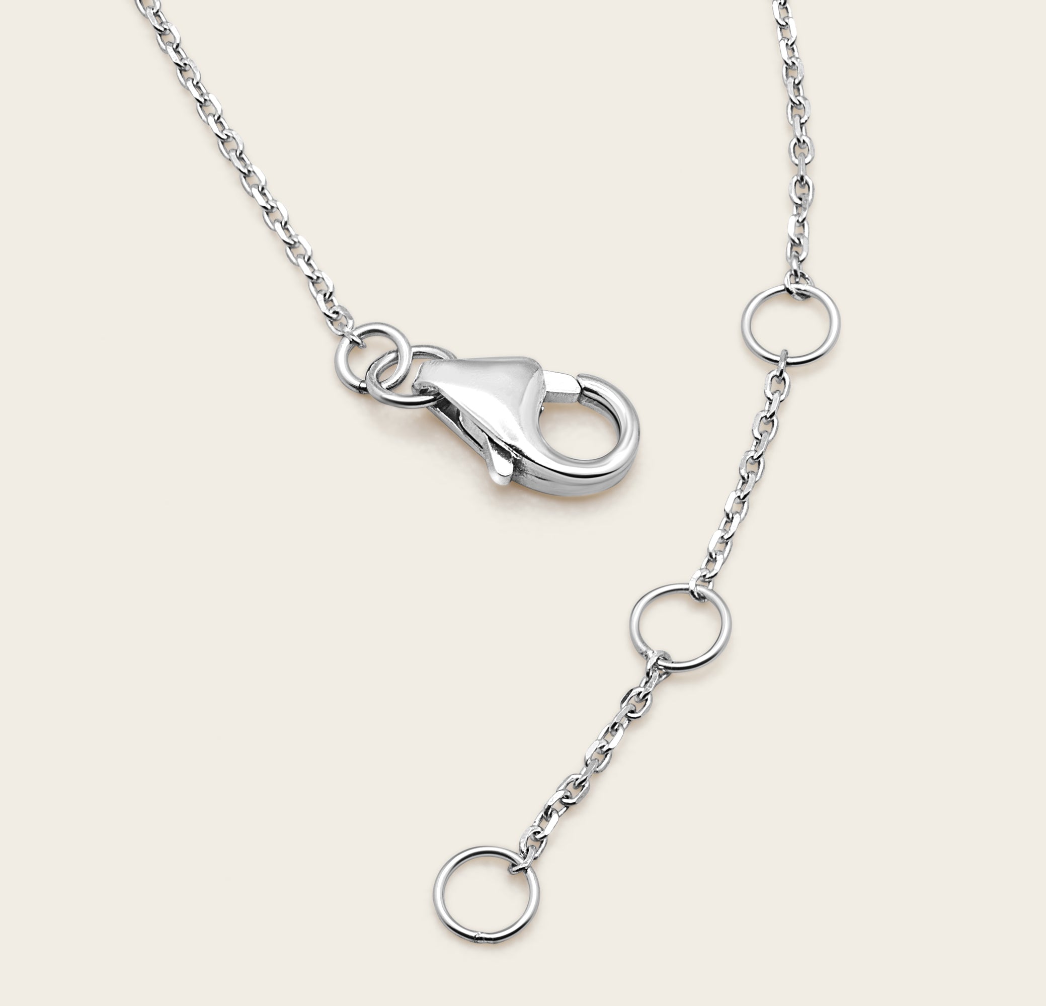 Womens | 14K Solid White Gold | Solitaire Baguette Bracelet | 0.12 CTW Diamonds