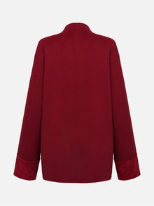 Double-Sided Wool Coat | Red