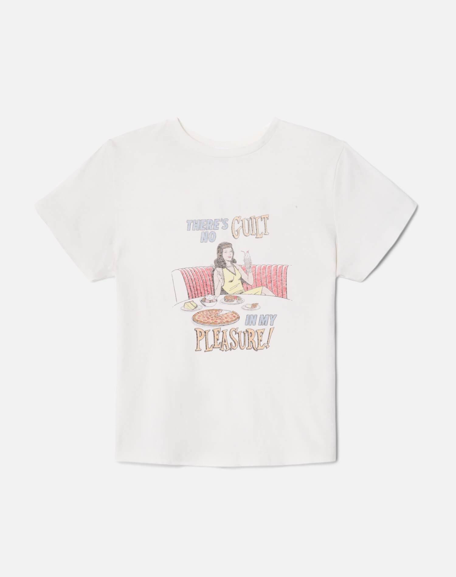 Womens | Classic "Pleasure" Tee | Vintage White