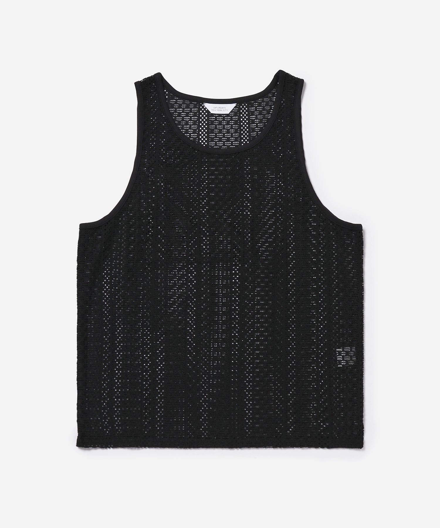 Black | Gabriel Cotton Lace Tank