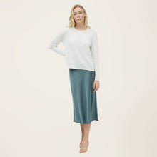 Womens | Airy Cashmere Crewneck Sweater | Ivory