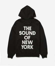 Black | Warren Sound of NY Relaxed Fit Hoodie | Saturdays NYC