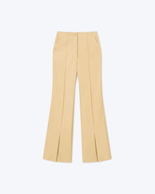 Womens | Evi Okobor Alt-Leather Pants | Almond