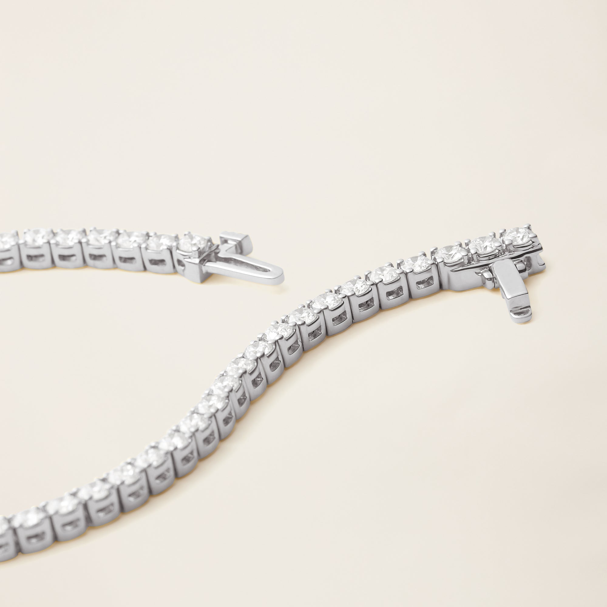 Womens | 18K Solid White Gold | Dalton Tennis Bracelet | 2.3 CTW Diamonds