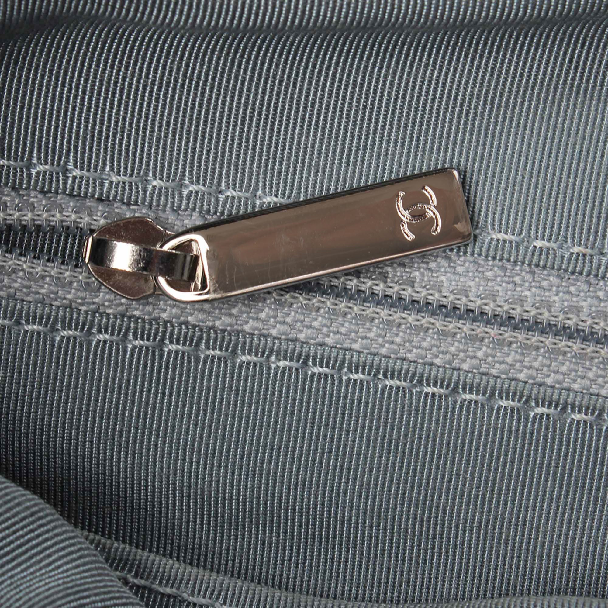 Chanel | Pre-Owned Medium Gabrielle Leather Shoulder Bag | Gray