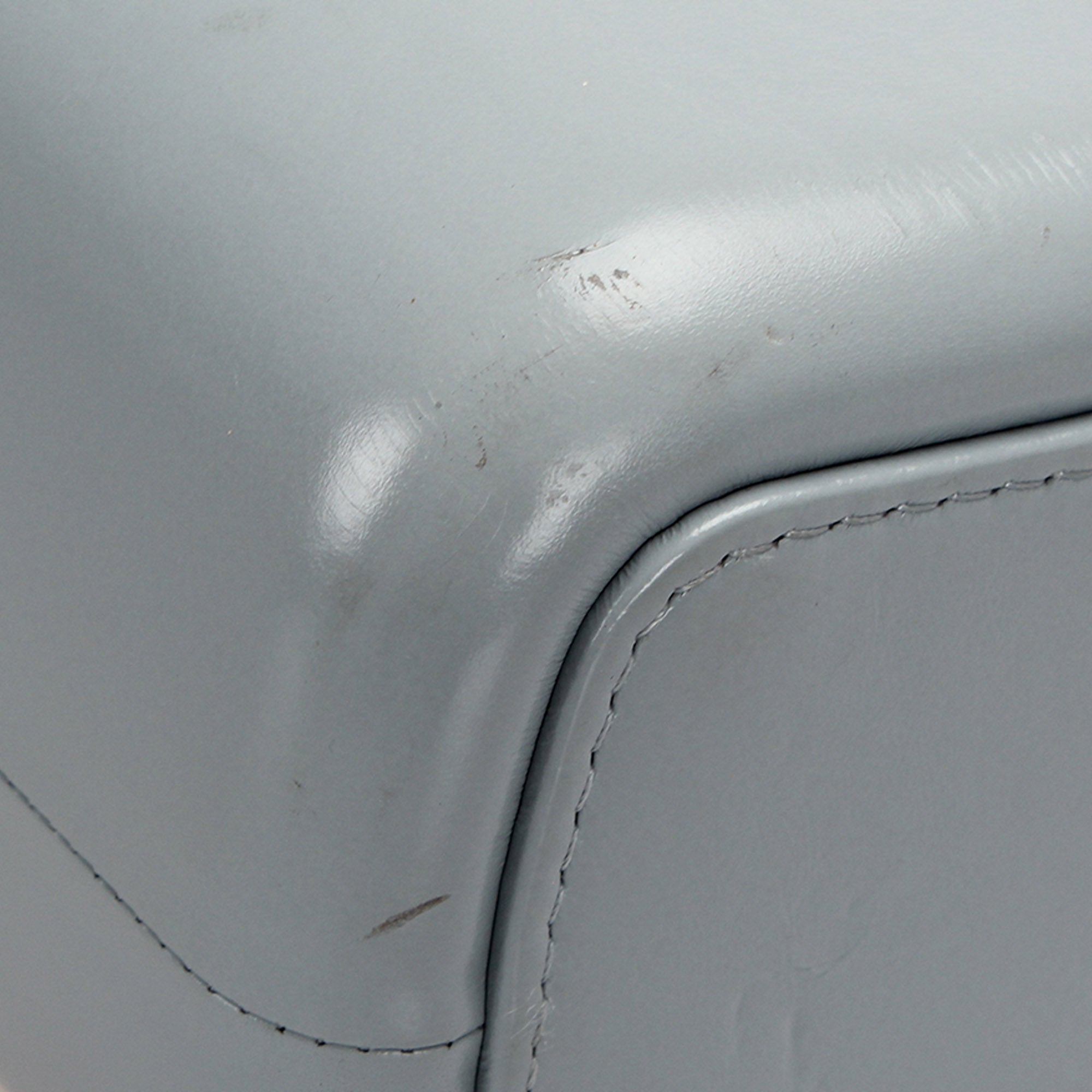 Chanel | Pre-Owned Medium Gabrielle Leather Shoulder Bag | Gray