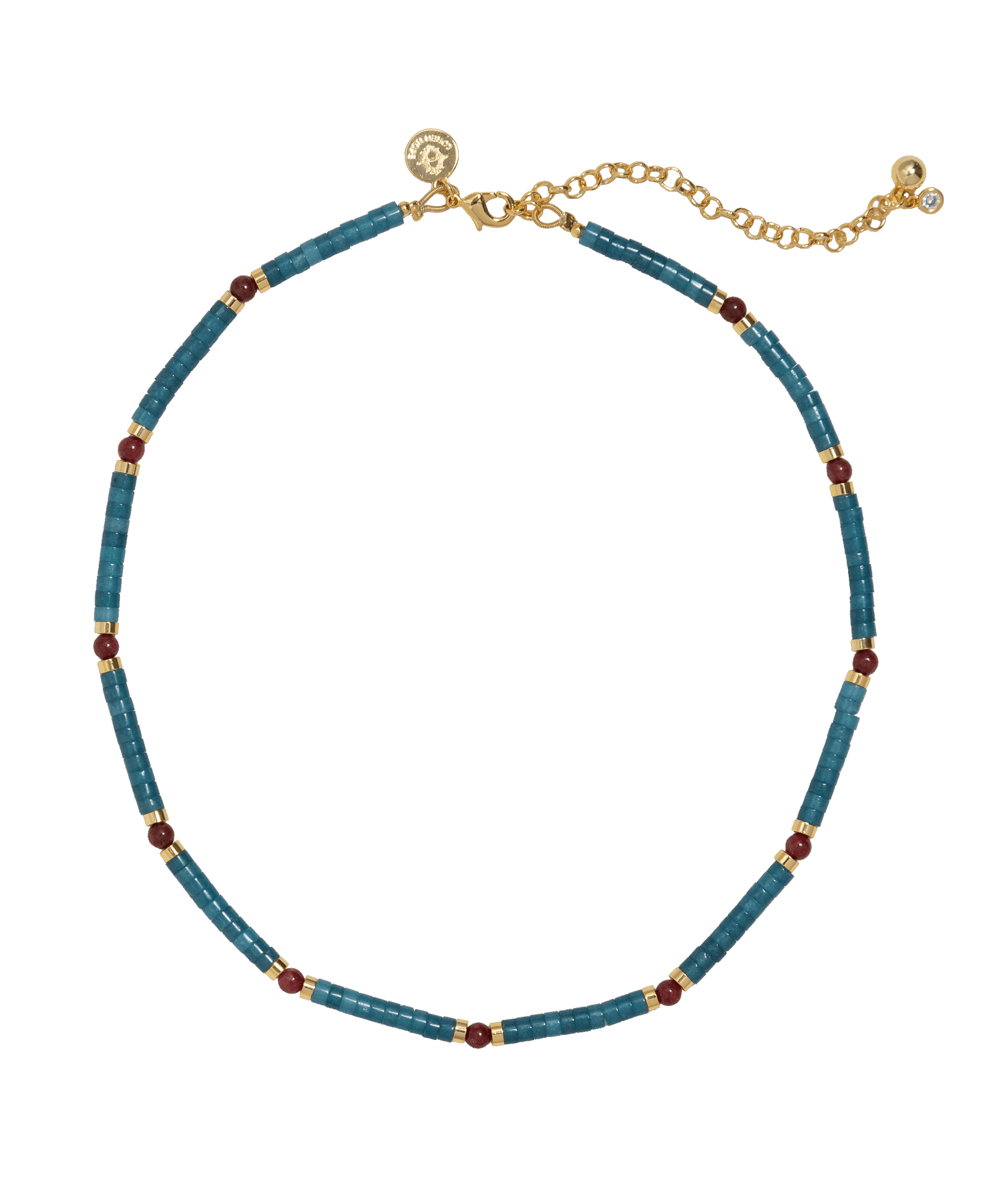 Oriel Necklace in Teal | Green