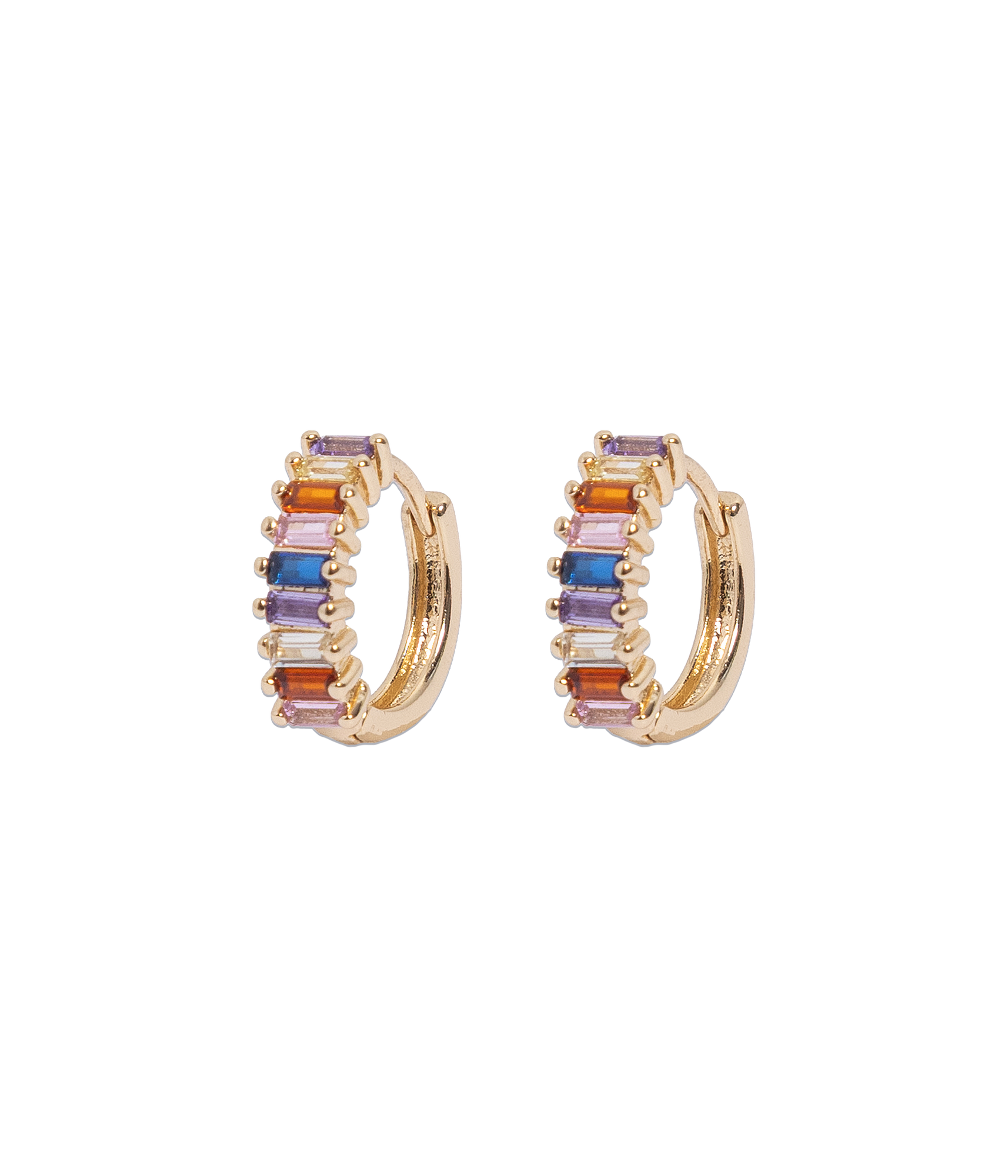 Elowen Huggie Hoops | Multicolor