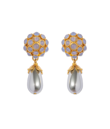 Avena Drop Earrings | Blue