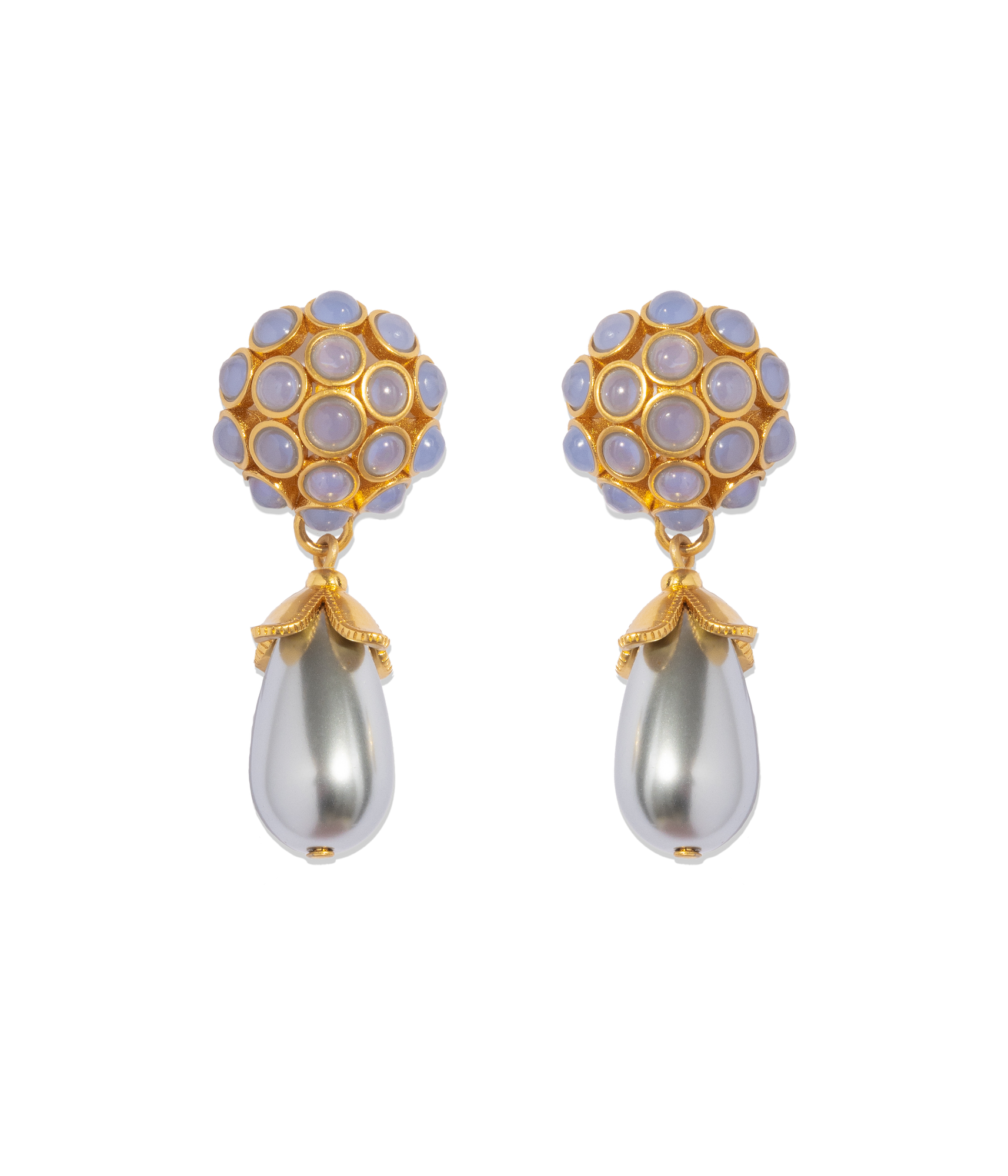 Avena Drop Earrings | Blue