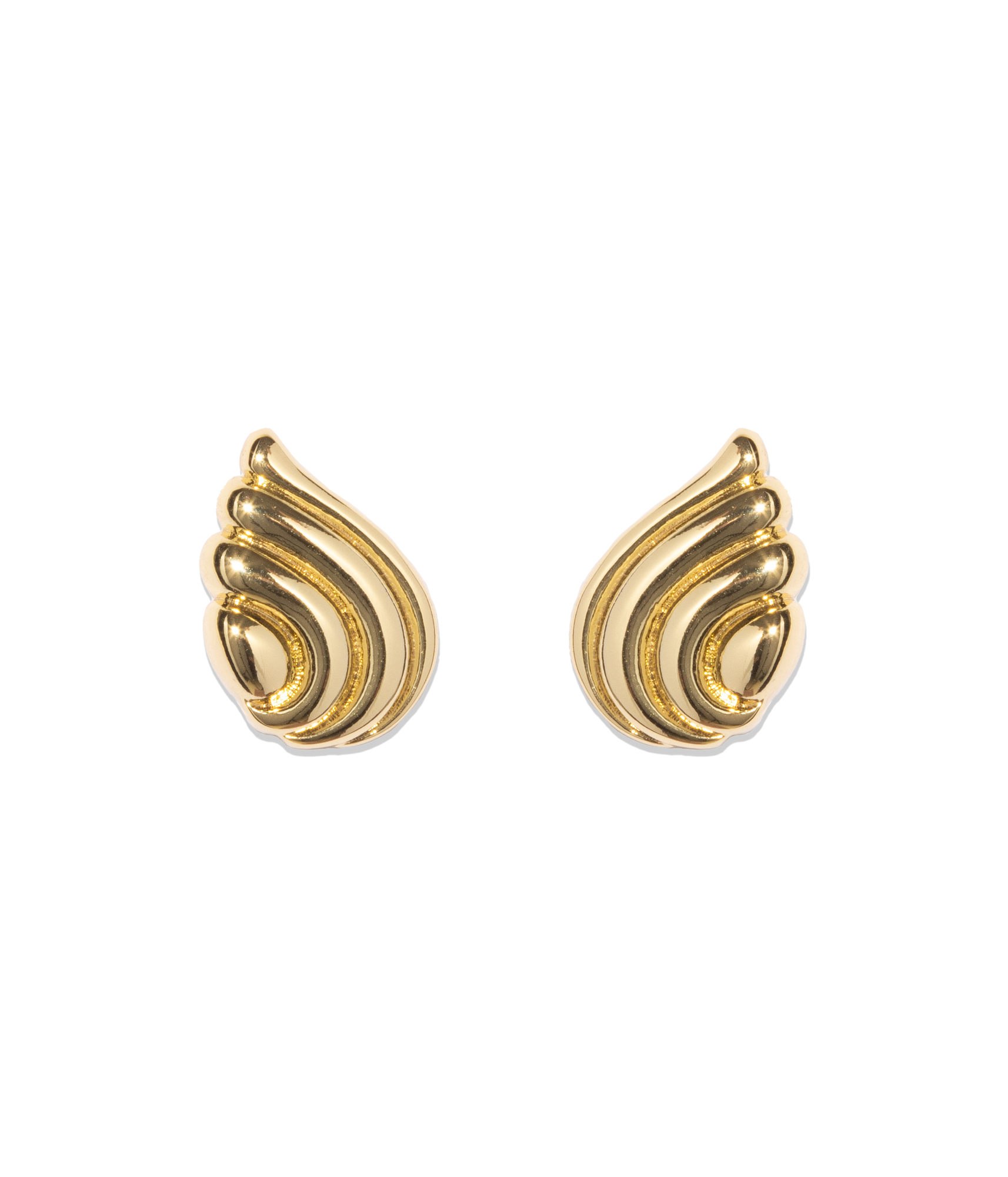 Florina Stud Earrings | Gold