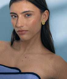 Florina Stud Earrings | Gold