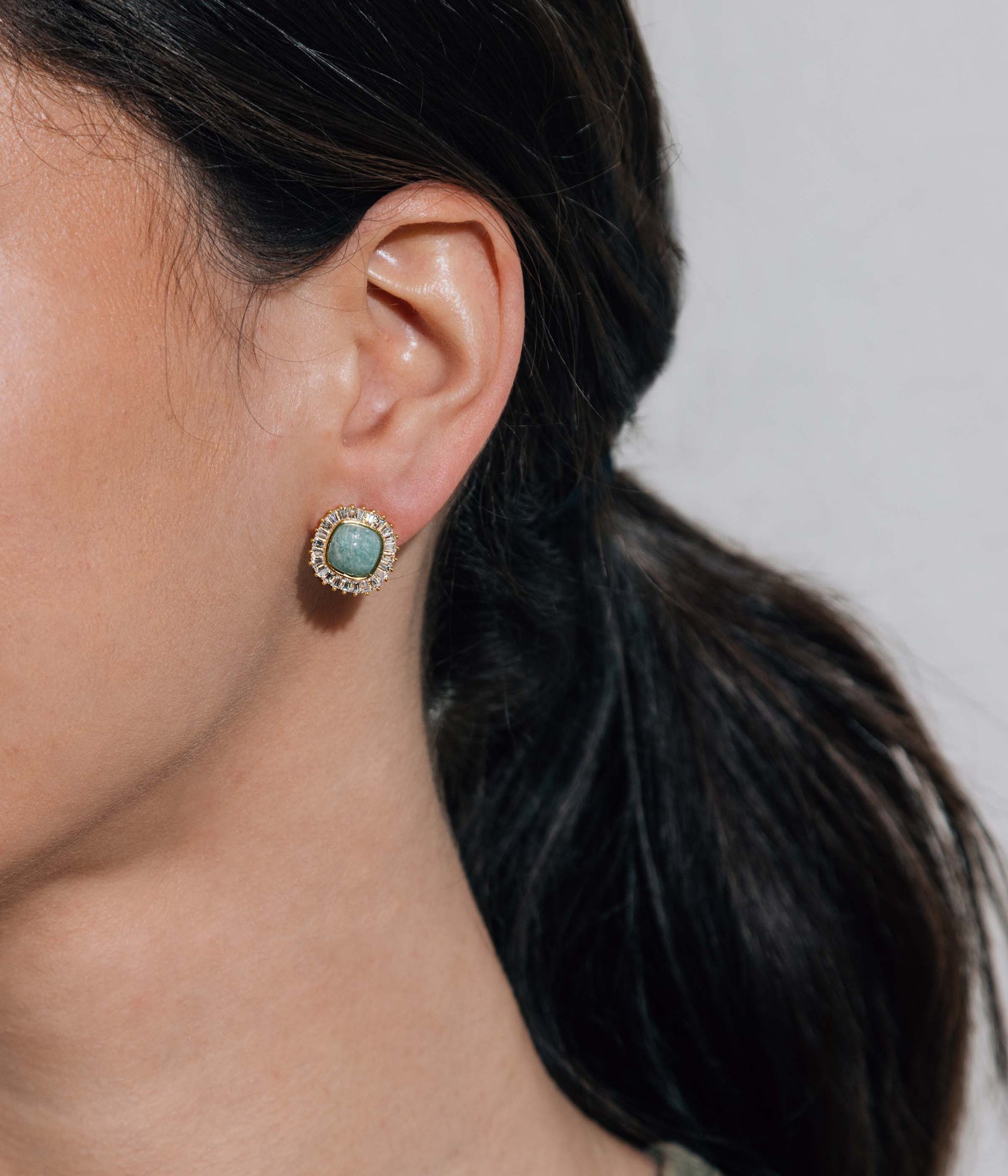Solara Studs | Aqua