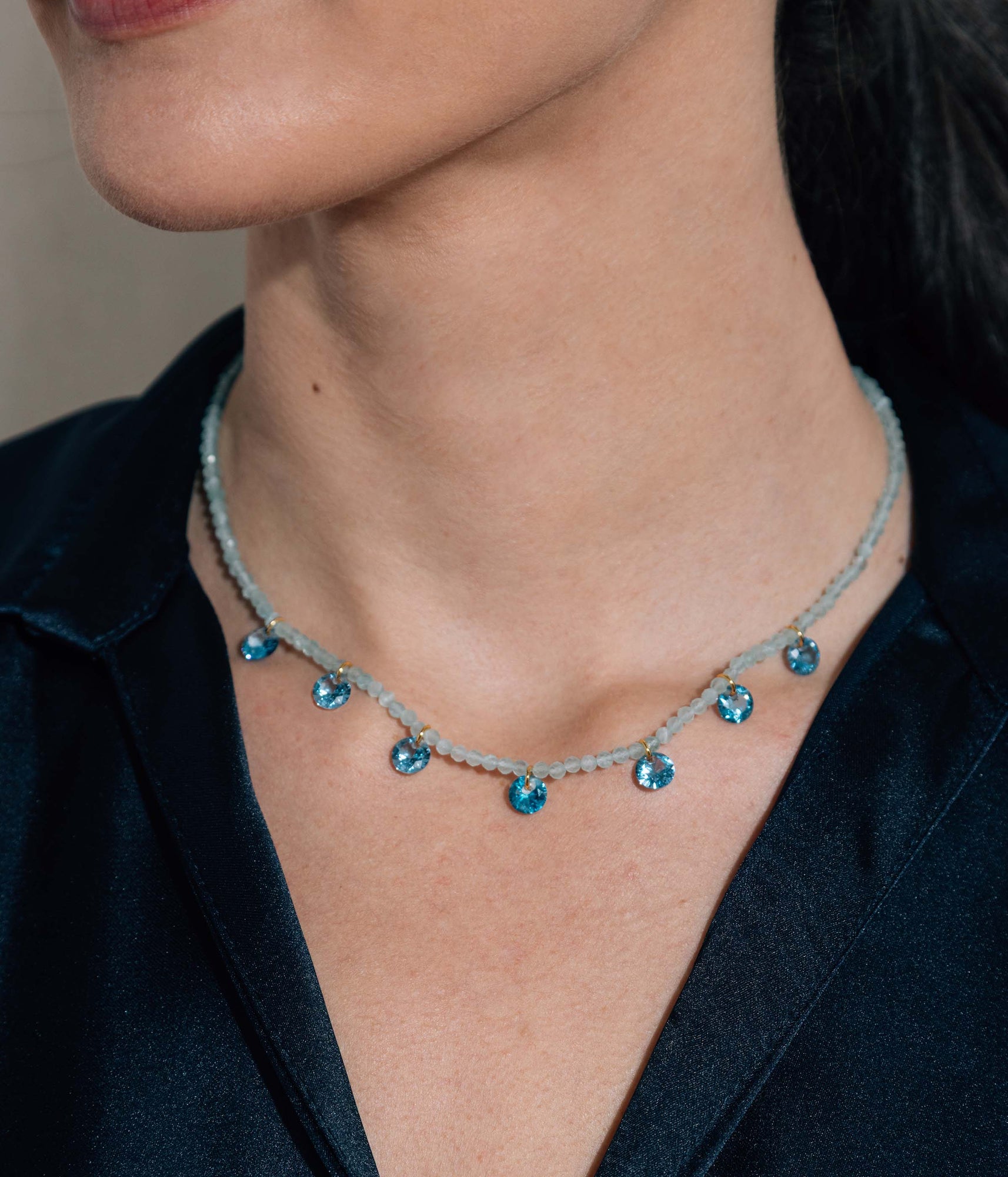 Rune Necklace | Blue