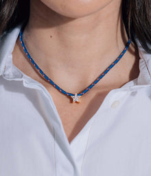 Marlowe Necklace | Navy