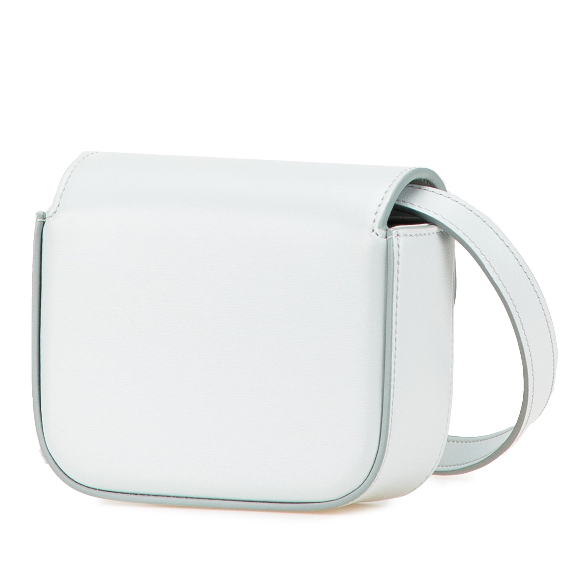 Celine | Pre-Owned Mini Calfskin Claude Crossbody | Blue/Light Blue