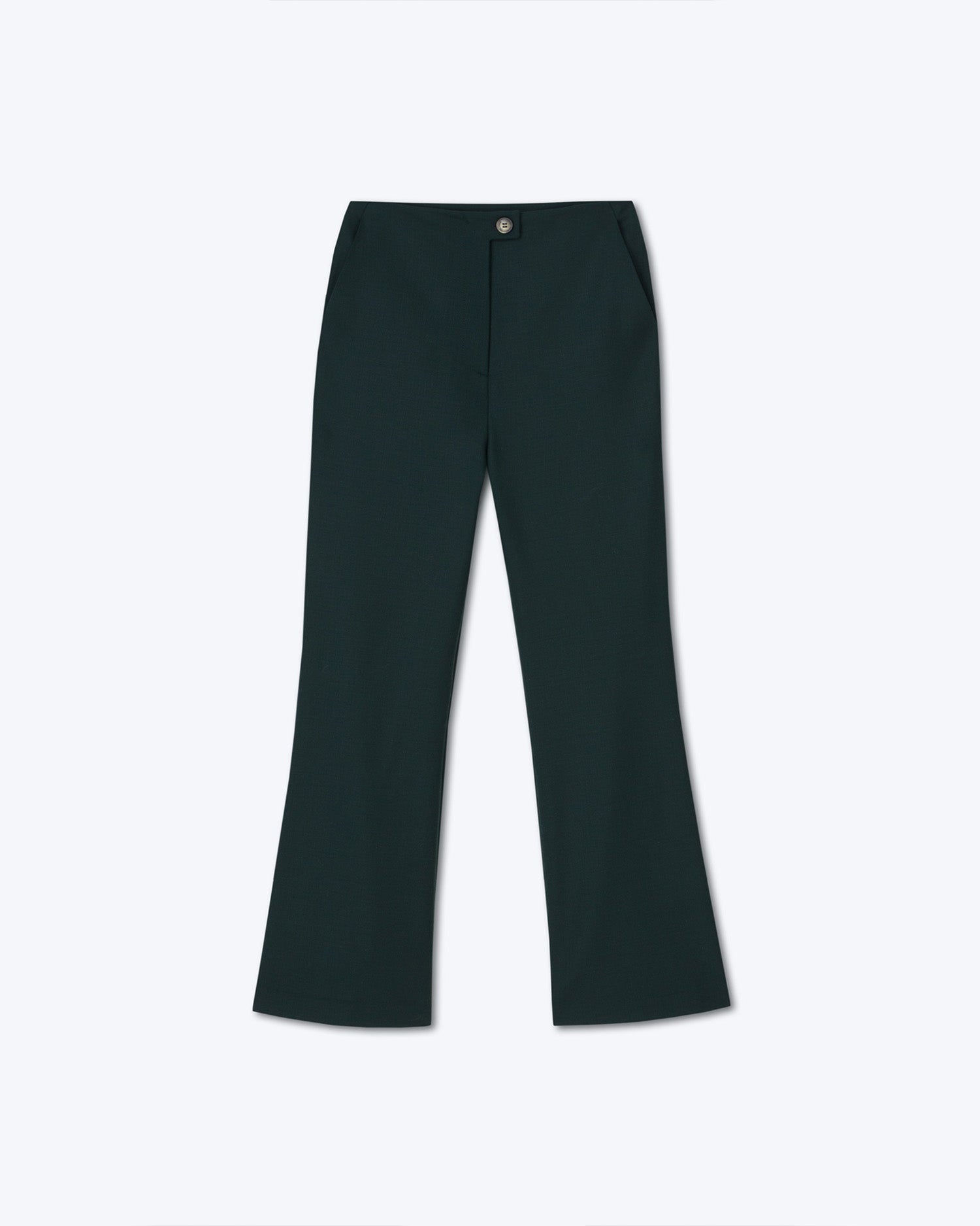 Kyma Ecovero Tailored Trousers | Pine Green