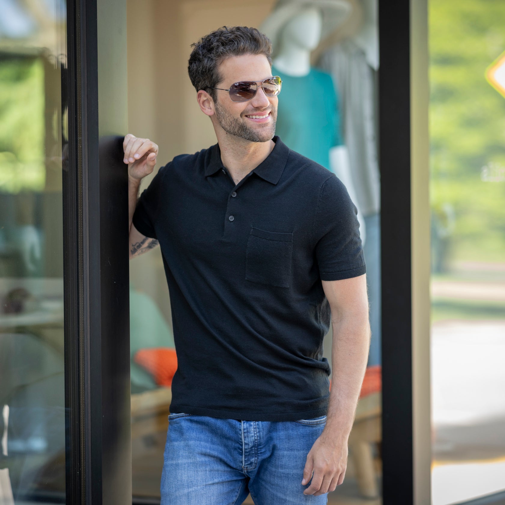 Men | Santos Polo | Black