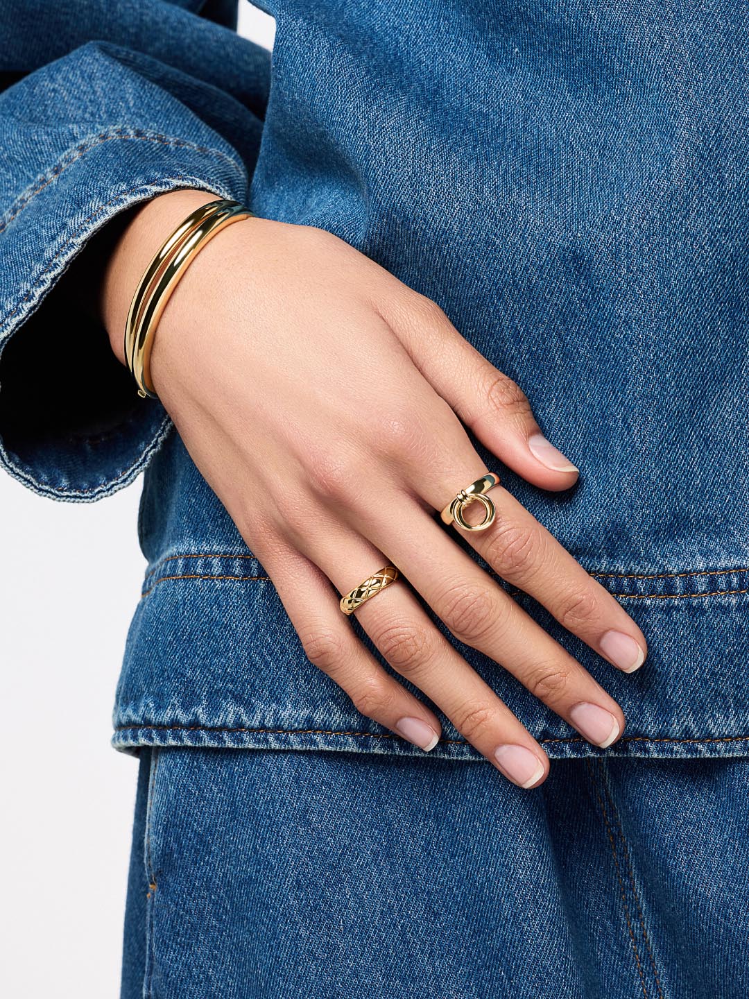 Grayson Band Ring | 14K Gold Plated