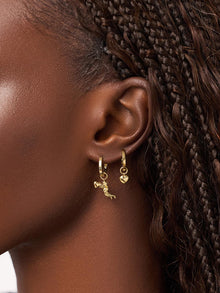 14K Gold Plated Pearl Cherub Heart Love Vday Bundle Earring Charms For Women Ana Luisa Lovestruck Starter Kit