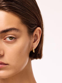 14K Gold Plated Statement Oversized Stud Earrings For Women Ana Luisa Paloma Mini