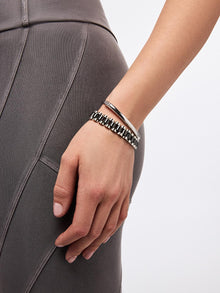 Ora Watch Strap Bracelet | Stainless Steel | Black Ceramic