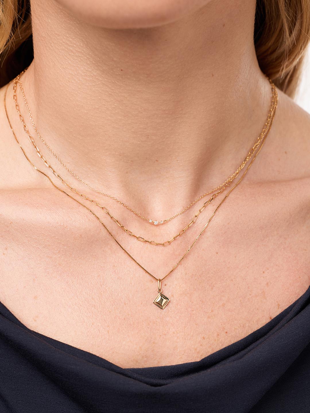 Mini Ravioli Charm | 10K Solid Gold