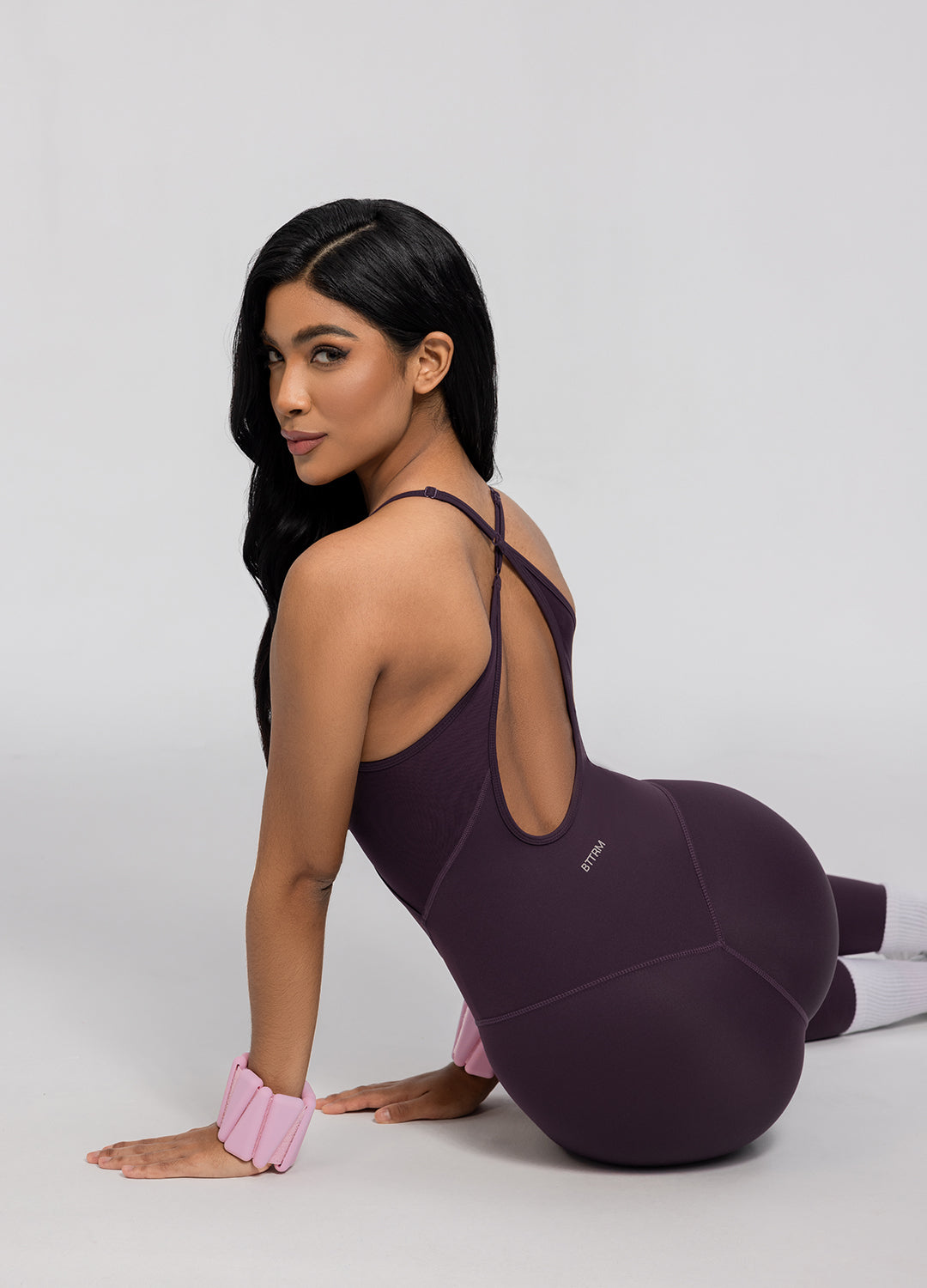 Contrology Crossback Bodysuit | Midnight Plum