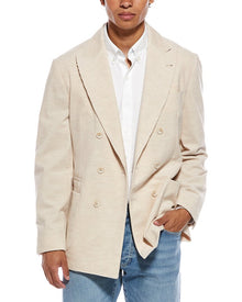 Brunello Cucinelli | Mens | Cashmere-Blend Corduroy Blazer | Beige