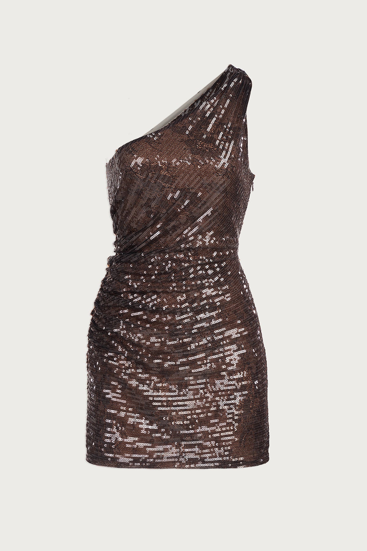 Halston | Shyla Dress In Lace Sequin | Umber