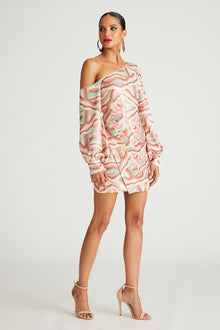 Halston | Kimora Dress In Geode Sequin | Geode