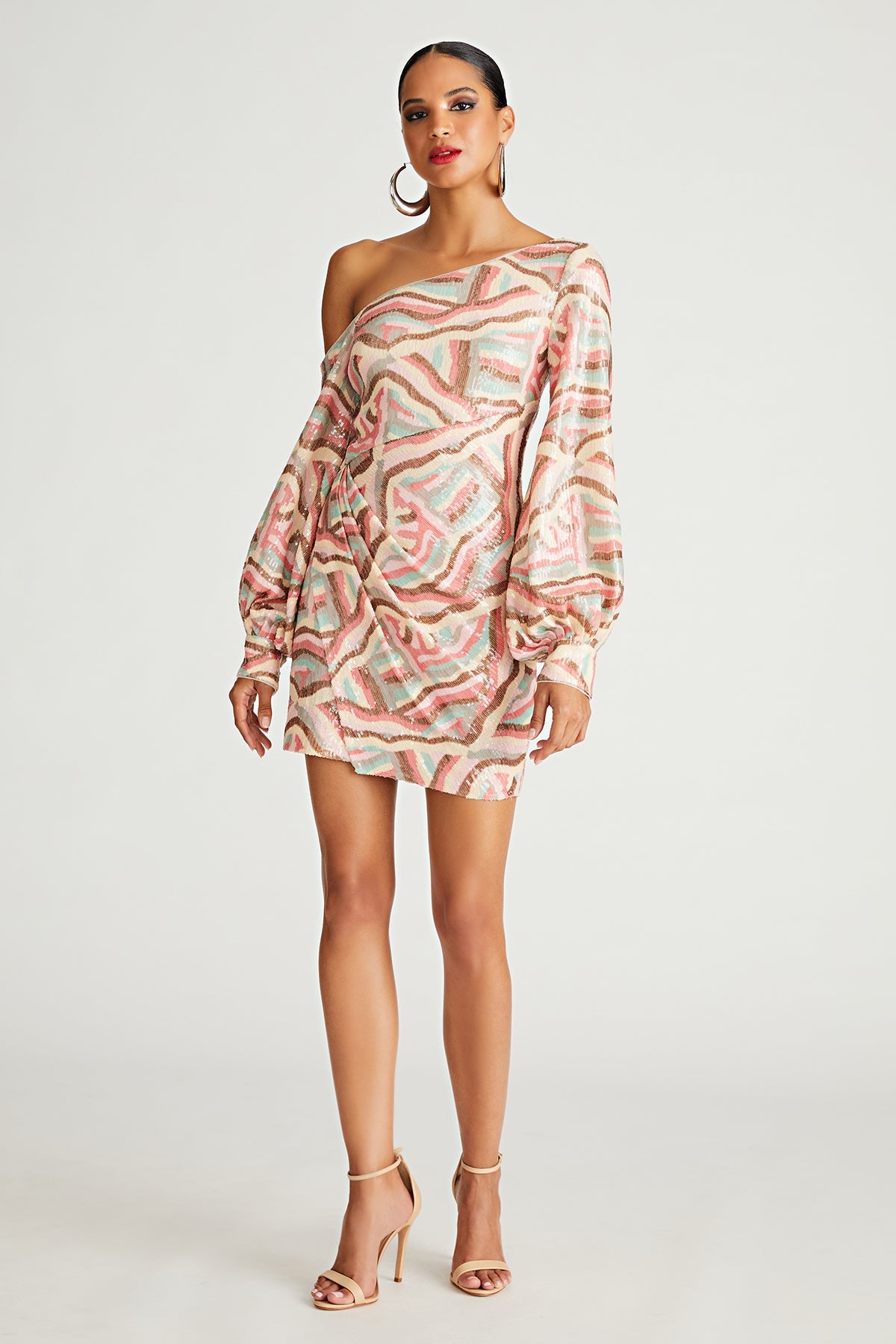 Halston | Kimora Dress In Geode Sequin | Geode