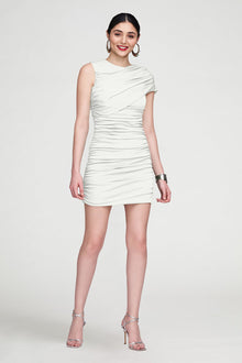 Halston | Sarina Dress In Jersey | Chalk