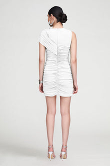 Halston | Sarina Dress In Jersey | Chalk