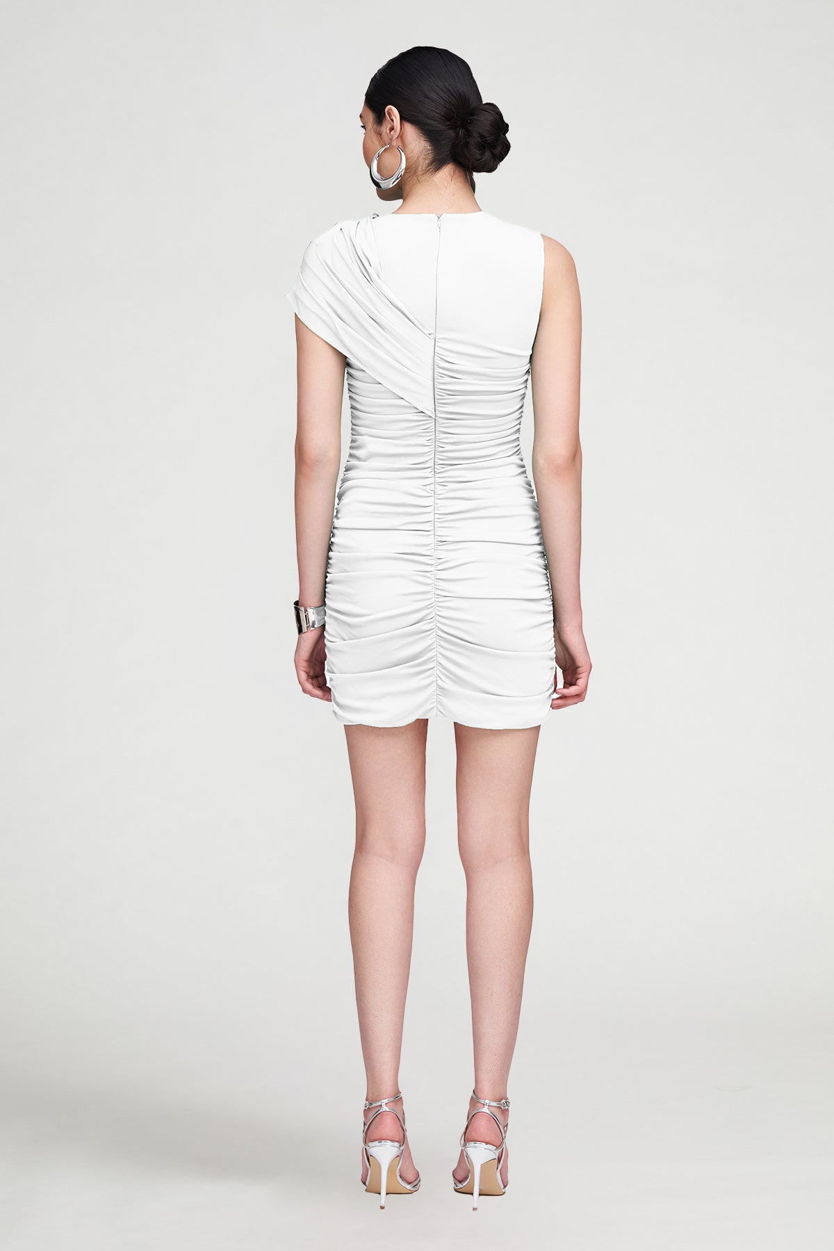 Halston | Sarina Dress In Jersey | Chalk