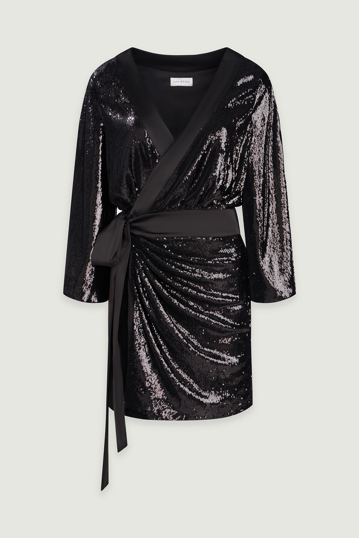 Halston | Saga Dress In Sequin | Black