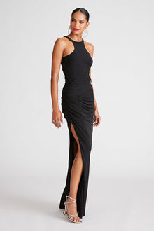 Halston | Lang Gown In Jersey | Black