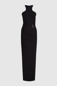 Halston | Lang Gown In Jersey | Black