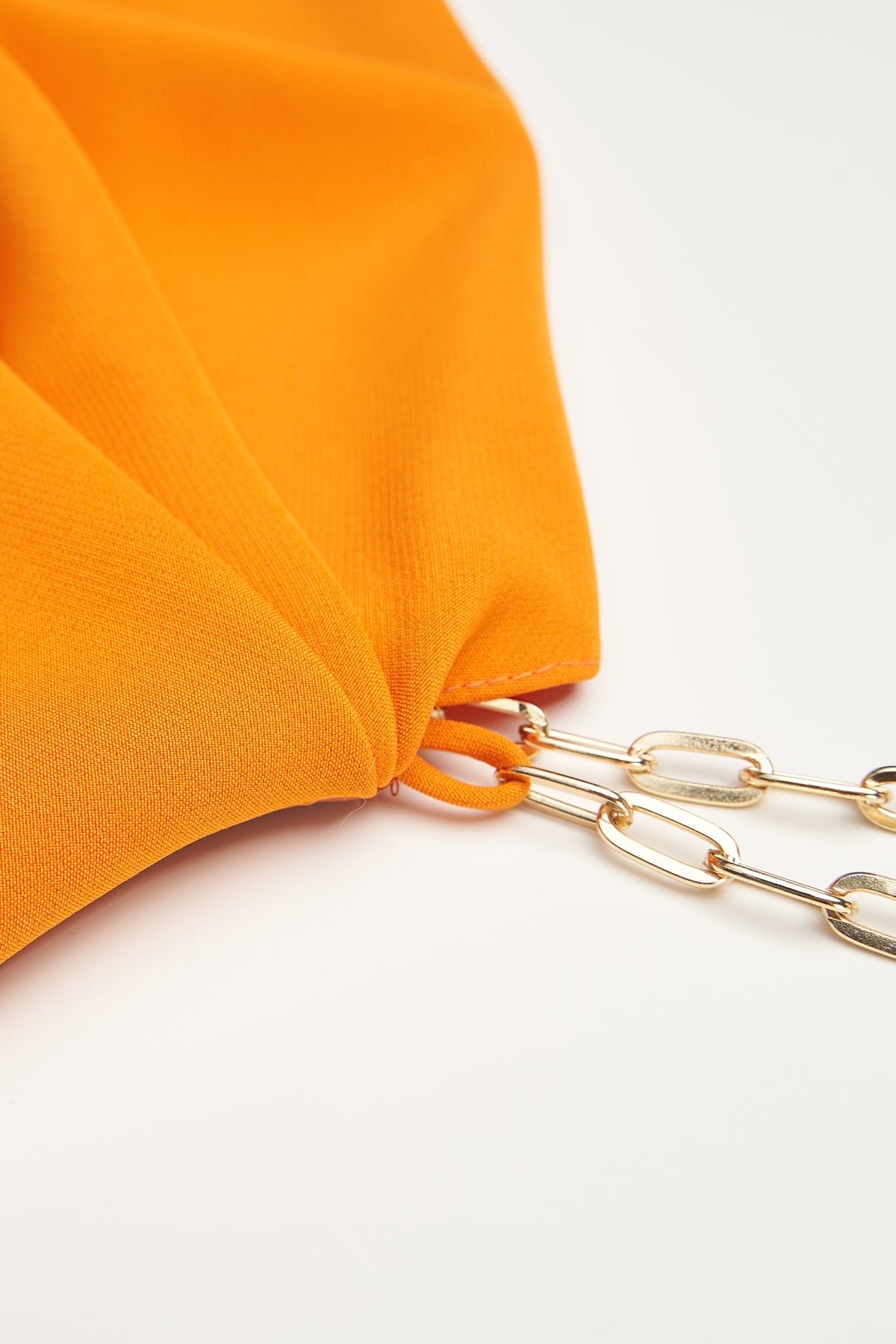 Halston | Lavinia Dress In Stretch Crepe | Orange Pepper