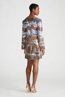 Halston | Wynonna Dress In Sequin | Earth Strata