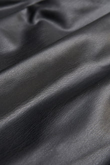 Halston | Rhia Gown In Faux Leather | Black