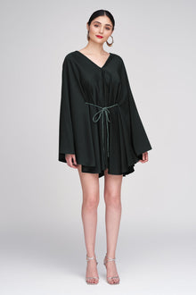 Halston | Ola Dress In Satin | Black