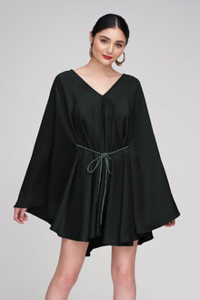 Halston | Ola Dress In Satin | Black