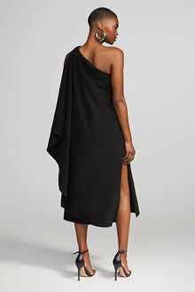 Halston | Aries Dress In Crepe | Black
