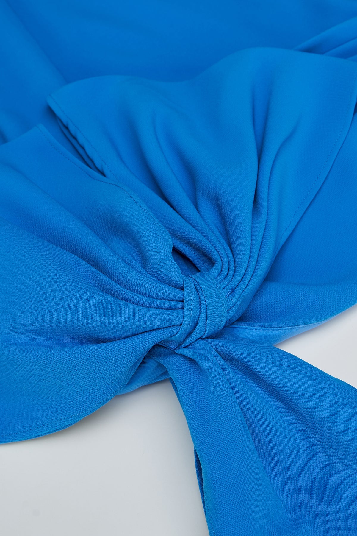 Halston | Olivia Gown In Crepe | Azur Blue
