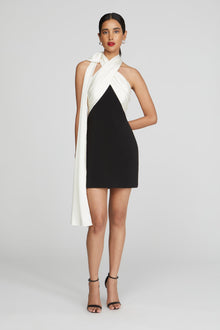 Halston | Renae Dress | Black And Ivory
