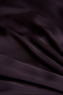Halston | Layla Dress In Charmeuse | Chocolate
