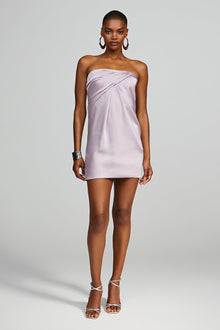 Halston | Karen Dress In Charmeuse | Lavender
