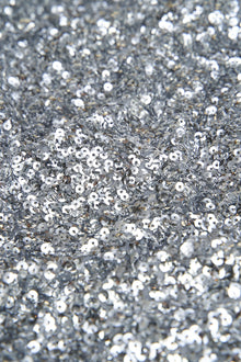 Halston | Ena Gown In Sequin | Silver