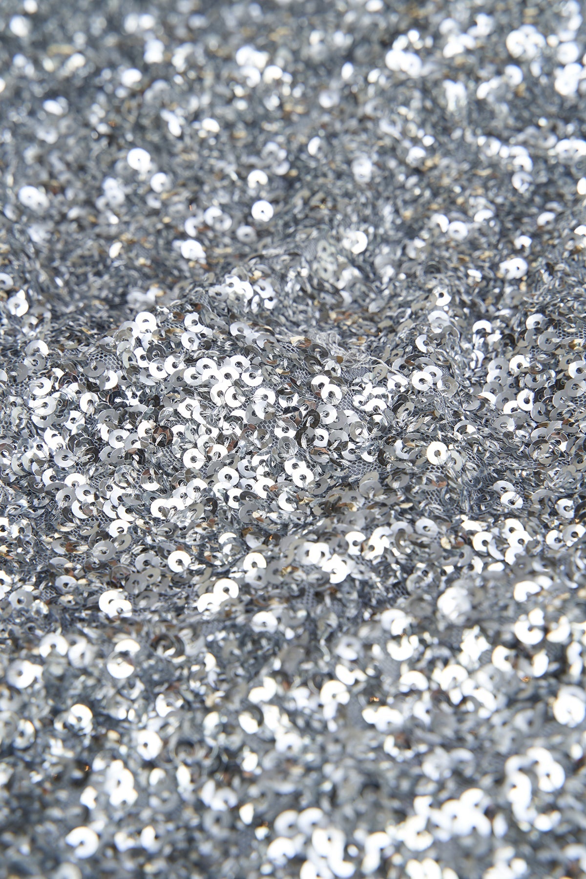 Halston | Ena Gown In Sequin | Silver